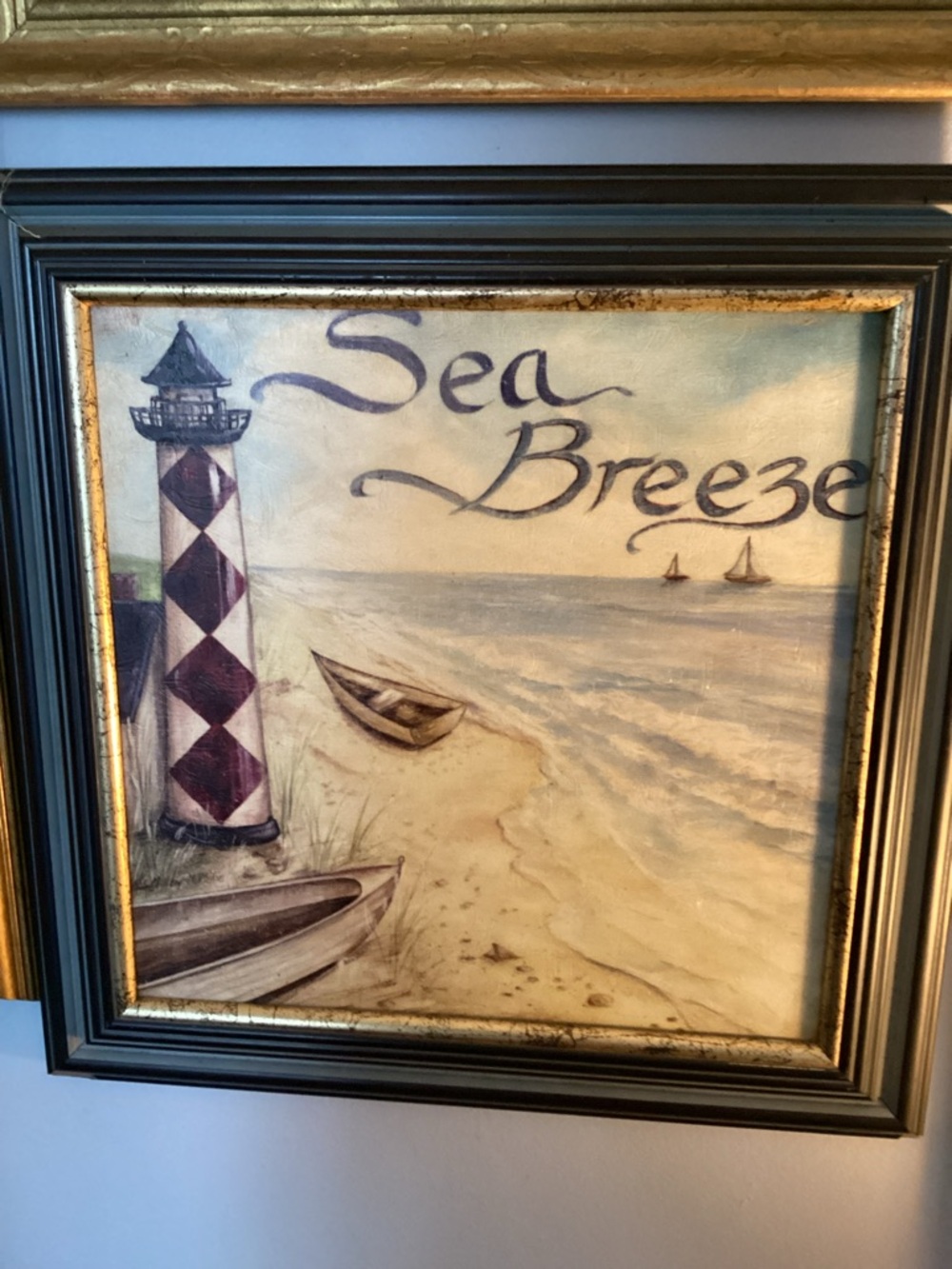 Sea Breeze Lighthouse Coastal Wall Art